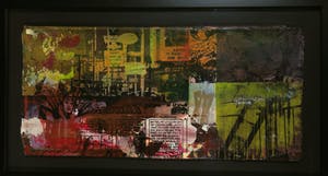 George Heidweiller - Gemengde techniek op geschept papier, Zonder titel - Ingelijst (Groot) kopen? Bied vanaf 250!