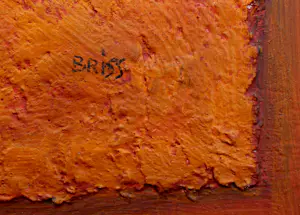 Sami Briss - Ingelijste olieverf op board: 'Conversation' kopen? Bied vanaf 1099!