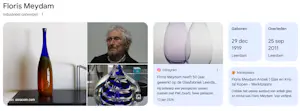 Floris Meydam - jubileum vaas kopen? Bied vanaf 100!