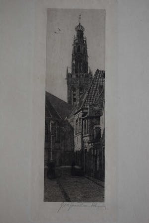 AcheterJohannes Graadt van Roggen - Bakenessertoren Haarlem? Enchérissez de 100!