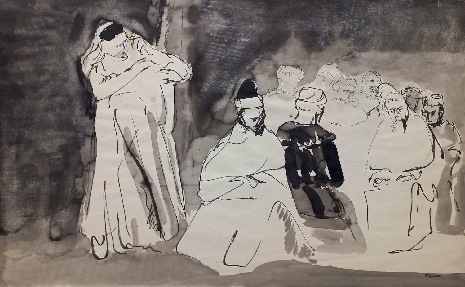 Buy Luis Filcer - gesigneerde aquarel? Bid from 99!