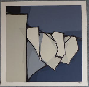 Fon Klement - Boardsnede, 90 X 90 cm. Façade Grise oplage 9/24. kopen? Bied vanaf 225!