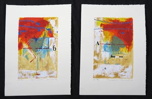 Piotr Konkel - Lot van twee zeefdrukken, B Leaf en Thri marts kopen? Bied vanaf 1!
