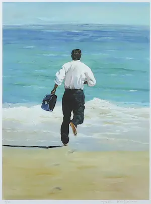 Toon Kuijpers - Giclée, Business I - Ingelijst kopen? Bied vanaf 1!