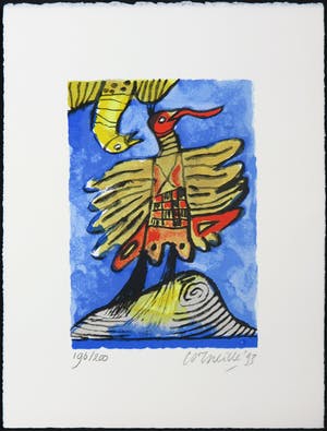 Corneille - Zeefdruk, Vuurvogel kopen? Bied vanaf 80!