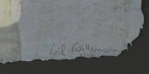 Wil Willemsen - Zeefdruk op geschept papier, Intermezzo - Ingelijst kopen? Bied vanaf 70!