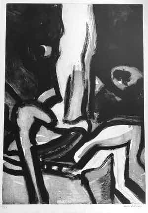 Bengt Lindstrom - Visage Noir verkocht voor € 150!