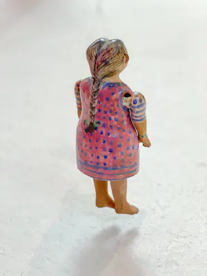 Niet of onleesbaar gesigneerd - Vintage hangende keramiek kunstwerk, pop, jaren '70 kopen? Bied vanaf 1!