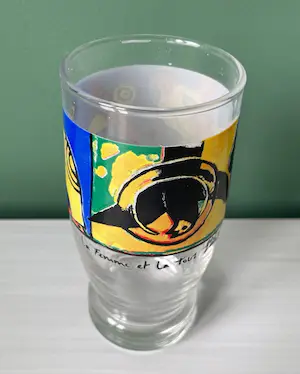 Corneille - Drinkglas "Smaak in Kunst no5" en twee eierdoppen kopen? Bied vanaf 1!