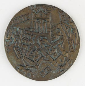 Paul Gregoire - Bronzen penning: Europa, 1957 kopen? Bied vanaf 60!