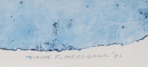 Michel van Overbeeke - Kleurenets met bladgoud, Breakfast II - Ingelijst kopen? Bied vanaf 1!