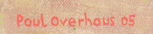 Paul Overhaus - Olieverf op doek, Zonder titel - Ingelijst kopen? Bied vanaf 70!