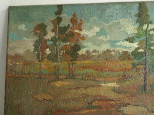 Harry van Kruiningen - Olieverf op doek , Landschap – gesigneerd – ca. 1935 kopen? Bied vanaf 1150!