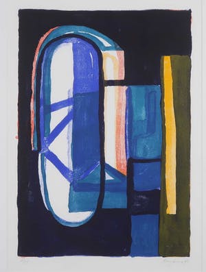 Theo Kuijpers - Zeefdruk, Zonder titel - Ingelijst kopen? Bied vanaf 50!