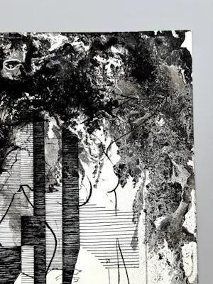 Eugène Eechaut - Inktcompositie, 1977 kopen? Bied vanaf 50!