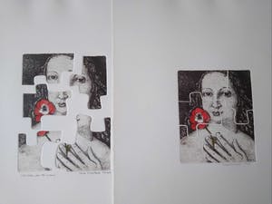 Carla Kleekamp - Het jaar van de vrouw (2 litho's) kopen? Bied vanaf 20!