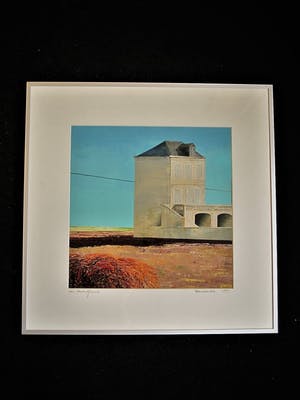 Erna van Mondfrans - Fraai verstild realistisch olieverf "Normandie / Frankrijk" gesigneerd kopen? Bied vanaf 10!