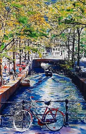 Elena Polyakova - Mooi Amsterdam verkocht voor € 65!