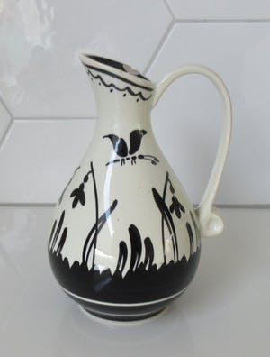 Niet of onleesbaar gesigneerd - Platelen Kannetje Jonker Gouda decor Silhouet kopen? Bied vanaf 1!