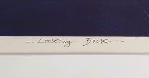 Dana Andreev - Kleurenets: 'Looking back' (1995) - Ingelijst kopen? Bied vanaf 145!