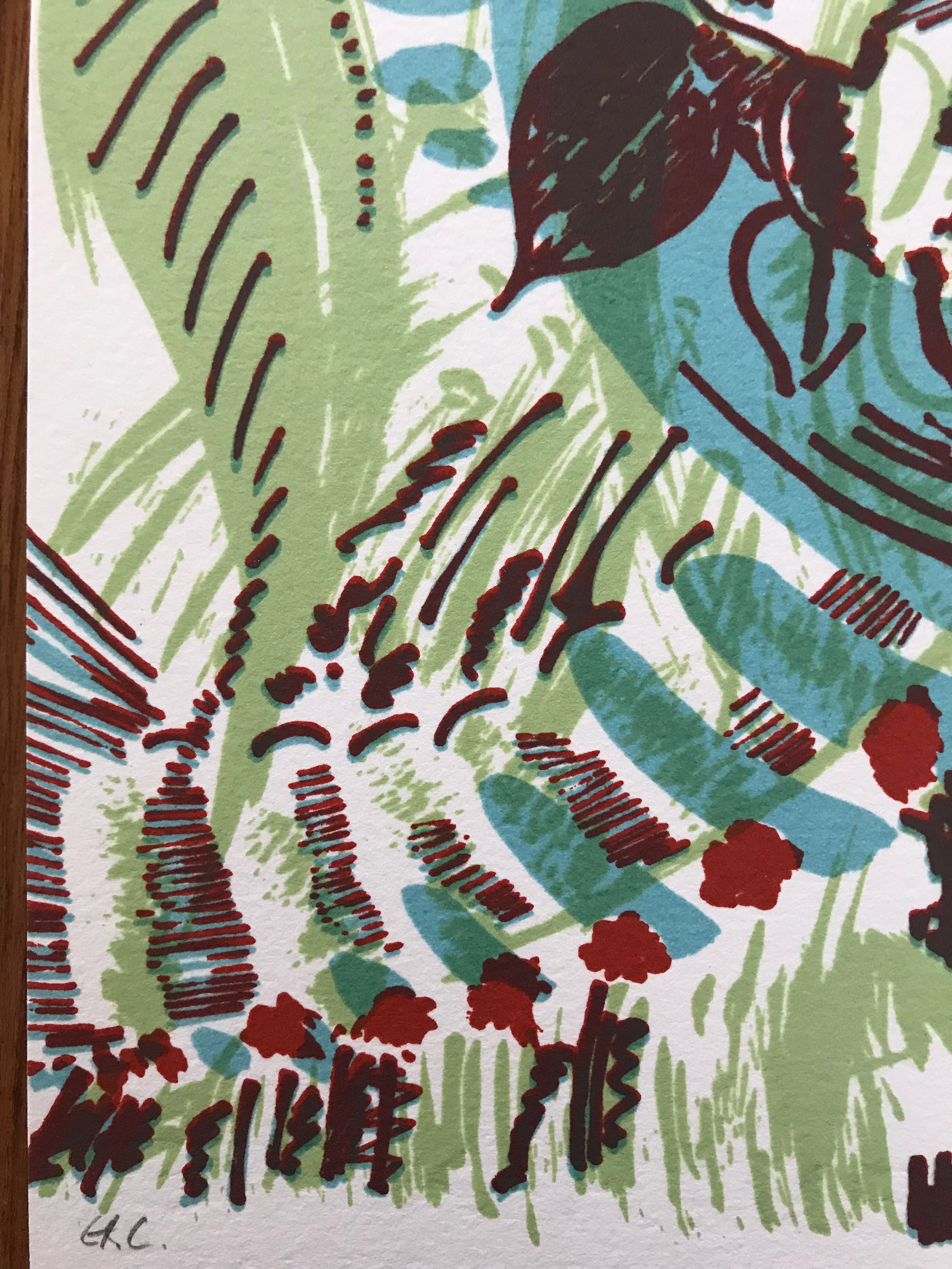 Niet of onleesbaar gesigneerd - Fraaie zeefdruk uit 1991 - Gesigneerd - Zonder lijst - HC kopen? Bied vanaf 1!