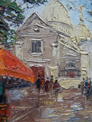 Niet of onleesbaar gesigneerd - Parijs Place du Tertre kopen? Bied vanaf 10!