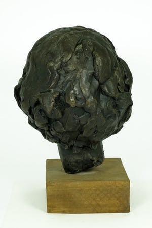 Karel Gomes - Bronzen beeld van hoofd van vrouw - ruim 22 kg kopen? Bied vanaf 695!