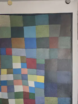 Paul Klee - Bluhendes. Grote affiche. Drukgesigneerd. kopen? Bied vanaf 99!