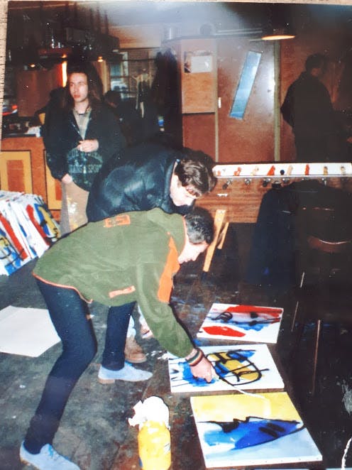 Herman Brood - schilderij uit 1995, gesigneerd kopen? Bied vanaf 1300!