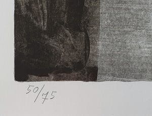 Klaas Gubbels - Litho:' Theekan en fruitschaal' - Nieuw ingelijst - Kleine oplage. kopen? Bied vanaf 450!