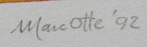 Marc Otte - Zeefdruk: Yin Yang in Disneyland - 1992 kopen? Bied vanaf 10!