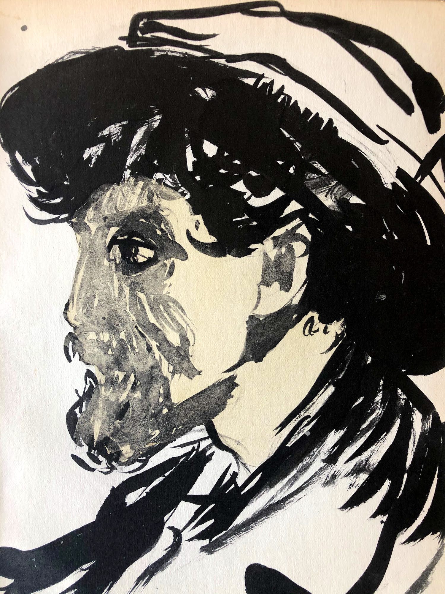Kees van Dongen - Pochoir - Portrait d'homme kopen? Bied vanaf 65!