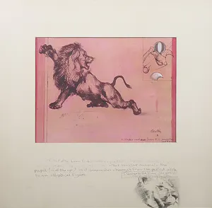 Gerti Bierenbroodspot - Gemengde techniek op papier, Zonder titel - Ingelijst kopen? Bied vanaf 100!