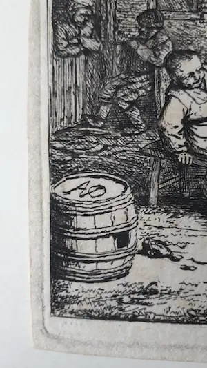 Adriaen van Ostade - De vioolspeler en de draailierspeler kopen? Bied vanaf 500!