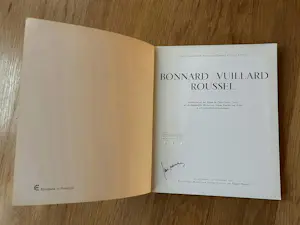 Diverse kunstenaars - Bonnard – Vuillard – Roussel, Europalia 1975, Tentoonstellingscatalogus Brussel kopen? Bied vanaf 20!