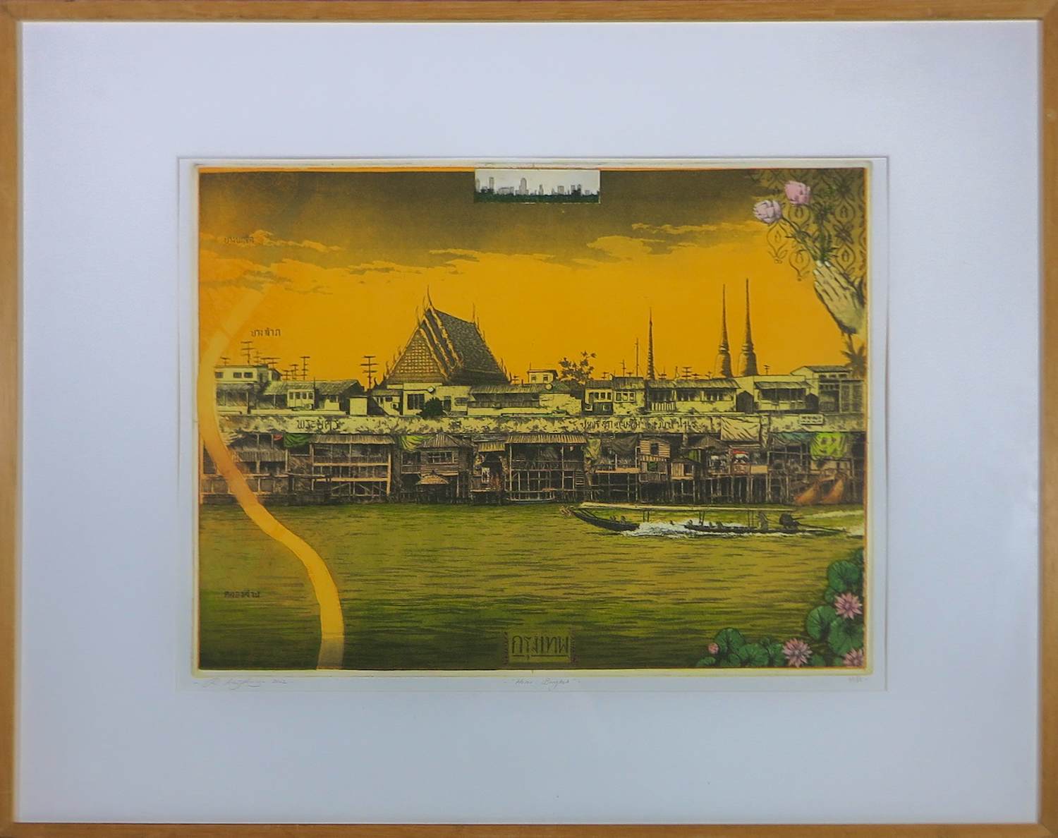 Rolf Weijburg - Handgesigneerde kleurenets, Home: Bangkok 27/65 - Ingelijst kopen? Bied vanaf 125!