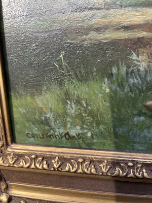 Constant Artz - Watergezicht met eendjes kopen? Bied vanaf 1200!