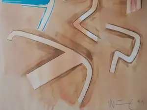 Ricardo Wiesse - Ohne Titel, Aquarell, Unikat, signiert 1999 kopen? Bied vanaf 360!