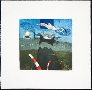 Michel van Overbeeke - Kleurenets met bladgoud, On my way II kopen? Bied vanaf 1!