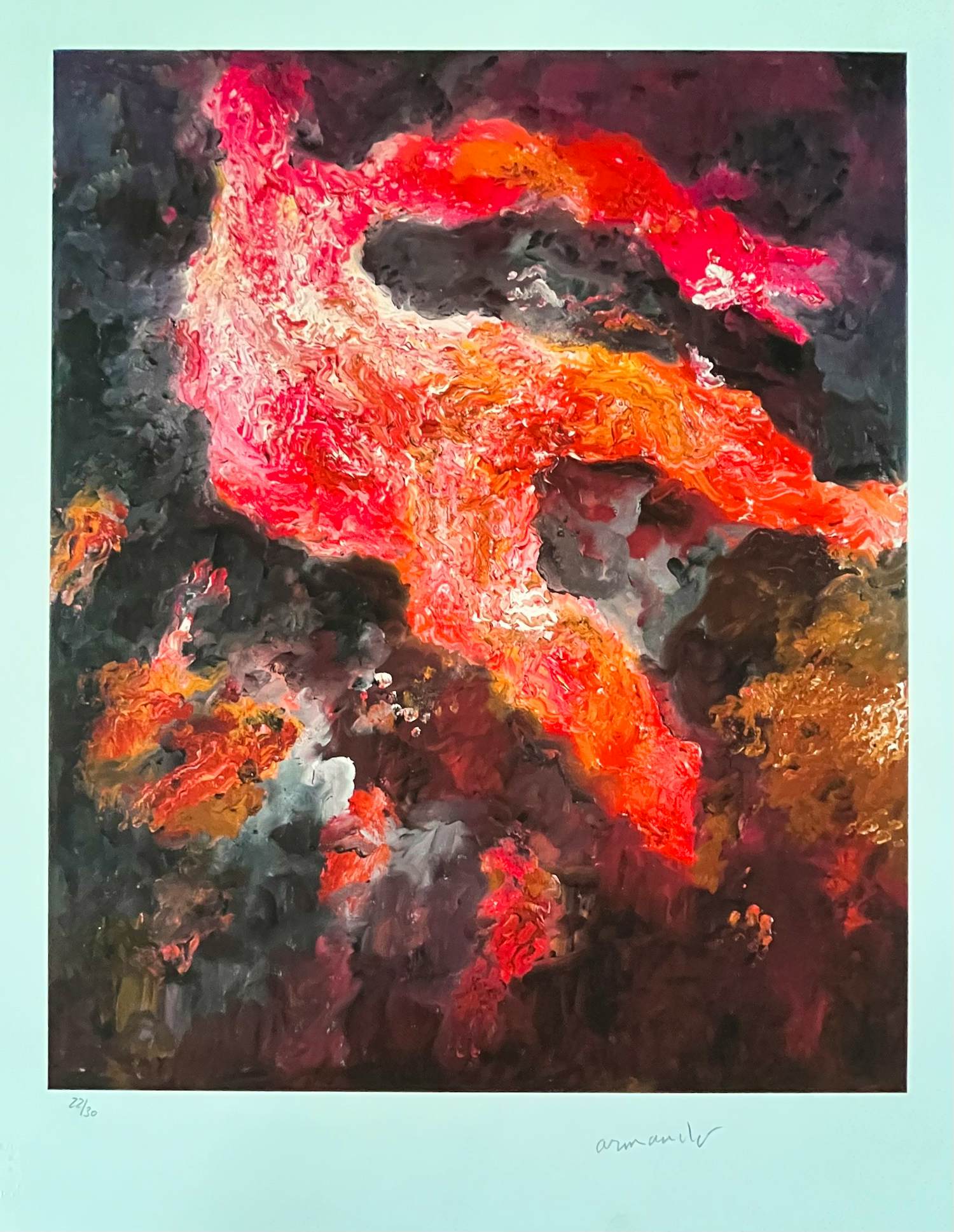 Armando - Kleurengiclée - gesigneerd en genummerd 22/30 kopen? Bied vanaf 120!