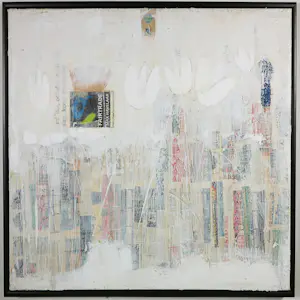 Antonio Poioumen - Gemengde techniek op doek, Fair Trade - Ingelijst kopen? Bied vanaf 150!