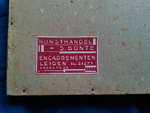 Jan Meine Jansen - Olieverf op Papier - Winters Landschap - Handgesigneerd - Circa 1960 kopen? Bied vanaf 50!