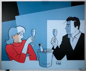 Luc Verschuuren - Acryl op doek, Acclamations kopen? Bied vanaf 250!