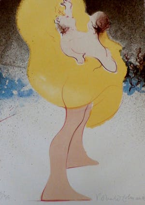 Ronald Tolman - Dansende vrouw met kind - 1989 kopen? Bied vanaf 90!