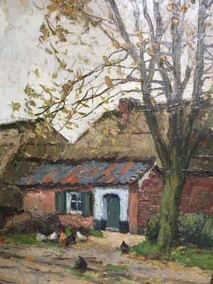 Victor Wagemaekers - plattelands tafereel kopen? Bied vanaf 300!