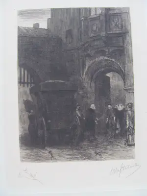 Willem Steelink (jr.) - potloodgesigneerde ets kopen? Bied vanaf 25!