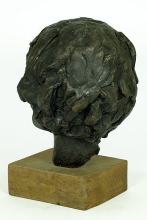 Karel Gomes - Bronzen beeld van hoofd van vrouw - ruim 22 kg kopen? Bied vanaf 695!