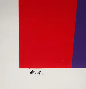 Dordevic Miodrag - Kinetische compositie - 1967 - Originele zeefdruk - Handgesigneerd kunstenaarsexemplaar kopen? Bied vanaf 100!