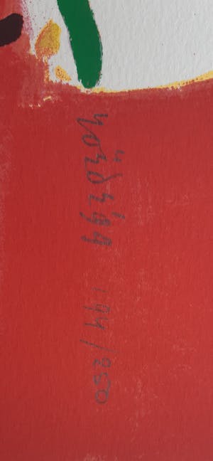 Jan Roede - Zeefdruk Jan Roede " Rije, Rije, Rije in een wagentje " kopen? Bied vanaf 90!