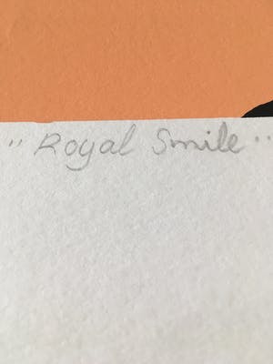 Shunyam - Kleurenzeefdruk ‘Royal Smile’ kopen? Bied vanaf 50!